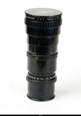 Lens Angenieux Zoom 2,  2/12.  5 - 75mm For Arri Arriflex