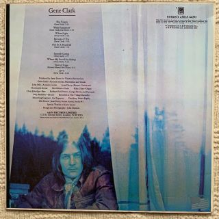 Gene Clark - White Light - Vintage1971 A&M Records LP (UK press) Byrds Parsons 2