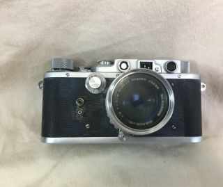 Vintage Nicca Type Iii S Camera Nikkor - H C 1:2 50 M Lens & Nicca View Finder