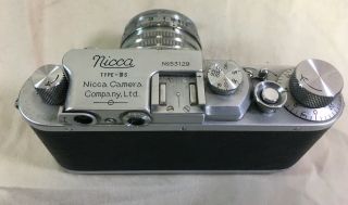 Vintage Nicca Type III S camera Nikkor - H c 1:2 50 m lens & Nicca view finder 2