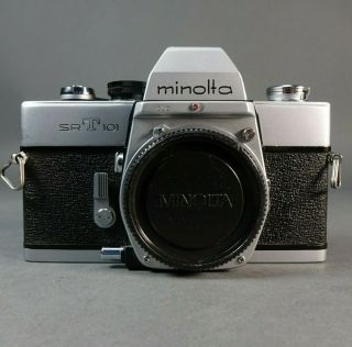 Vintage Minolta Srt - 101 Slr 35mm Camera Body Only.