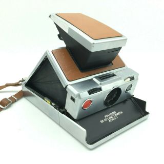 Polaroid Sx - 70 Land Camera Alpha 1 Camera W/ Strap,  Empty Impossible Cartridge