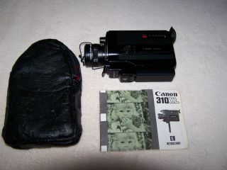 Canon 310 Xl 8 Movie Camera With Canon Pouch And Nd4x Filter Lens