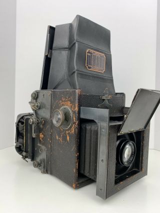 Auto Graflex Jr Camera,  Curtain Aperature Folmer Shwing Eastman Kodak Box Camera