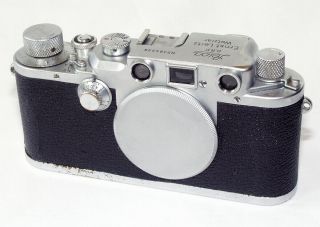 Leica Iiic - War - Time Version,  With Cap