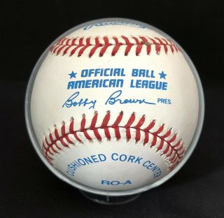 Edgar Martinez Autographed / Signed American League Baseball 2