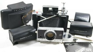 Vintage Polaroid 195 Camera - Loaded With Accessories And Cases