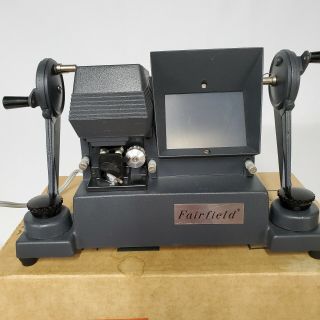 Vintage Mansfield Fairfield Model 650 8mm Film Editor With Splicer Action Editor