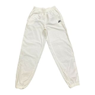 Nike Embroidered Logo Tracksuit Bottoms | Vintage 90s Sportswear Trousers White