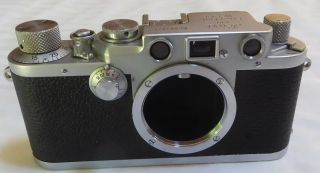 Leica Leitz 3f,  Iiif Camera S/n 581824 From 1951 Cla,  D Wetzlar 6 Month