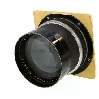 Vintage Carl Zeiss Jena 50cm (500mm) F/5 Tessar Barrel Lens With 6 " X6 " Board Ug