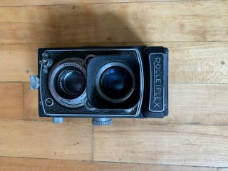 Rolleiflex Tessar 1:3.  5,  f = 7.  5 (1949 - 52) medium format camera. 2