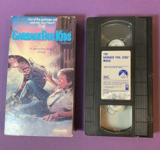 Vintage 1988 Garbage Pail Kids Movie Vhs Paramount Video 1980s &