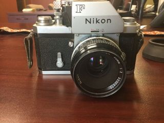 Nikon F Photomic 35mm Slr Film Camera With 50 Mm Lens Kit