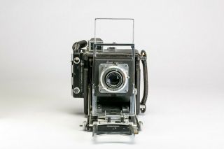 Busch Pressman Model C 2 1/4 " X 3 1/4 " Film Press Camera Kodak 101mm F4.  5