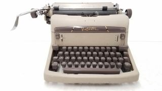 Vintage Rc Allen Visomatic Office Typewriter