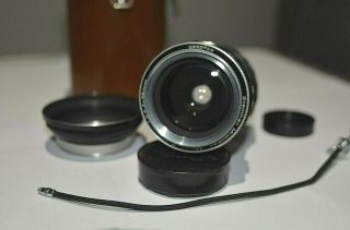 Lens Steinheil Munchen Black Macro Quinaron 2.  8 /35mm