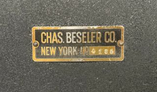 Vintage CHAS.  BESELER CO.  Glass Plate Lantern Projector York 4185 3