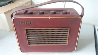 Vintage - Hacker Herald - Red - - Transistor Radio - - Spares / Repairs