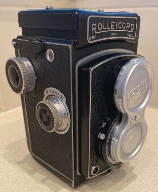 Rolleicord III Model K3B Camera.  Fantastic with leather case 3