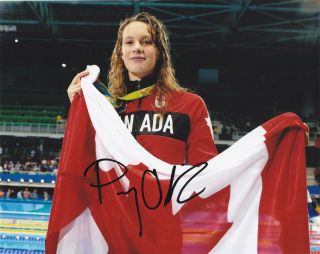 Penny Oleksiak Signed Autographed 2016 Olympics Swimming 8x10 Photo Proof 5