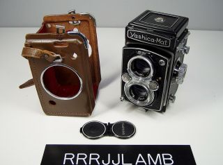 Yashica Mat Copal Mxv 120 Medium Format Film Camera 80 Mm 1:3.  5 Twin Lens Japan