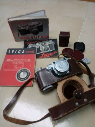 Vintage Leica111c Drp Ernst Leitz Gmbh Wetzlar Germany Camera Nr.  489 076