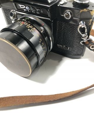 Petri Flex V VINTAGE Color Corrected SLR Camera - 1960s 55mm f/2 - 370197 2