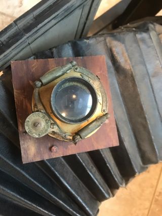 Improved Seneca View Camera With Lens And Glass Plate - For Restoration/Parts 2