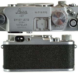 Leica IIIF Red dial Self timer camera 1953 vintage in WOW and fully se 3