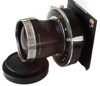 Schneider Kreuznach Tele - Xenar 360mm F5.  5 Copal 3 With Teknika Lens