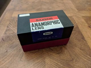 Sankor Nissin 2x Anamorphic Adapter - W Mc 35mm Projection Scope Cinemascope Lens