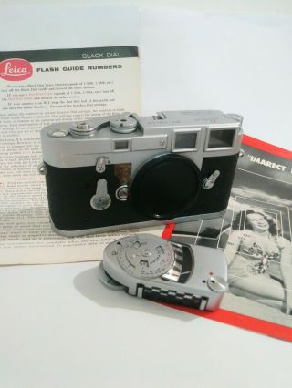 Vintage Leica M3 Camera Body Single Stroke - Broken Viewfinder - Germany