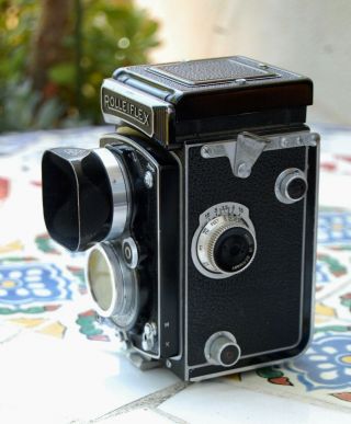Rolleiflex 3.  5a (type K4a) Mx Type 1 With Leather Case And.