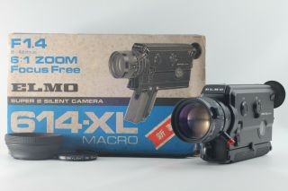 ✈fedex✈【exc,  5 Boxed】elmo 614 Xl Macro 8 Film Movie Camera From Japan