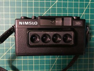 Nimslo 3d Camera,  30mm Quadra Lens,  With Flash