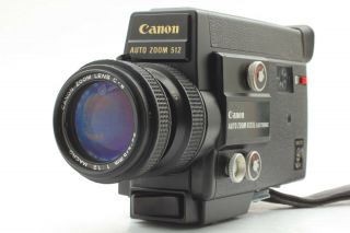【exc,  4 All Works】canon Auto Zoom 512xl Electronic 8mm Movie Camera Japan 1970