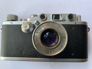 1933 LEICA III rangefinder camera with Leitz - Elmar f3.  5 50mm lens 2