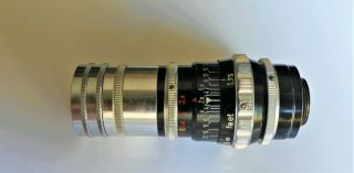 Steinheil Munchen Cassar Vl 36mm F/2.  8 D Mount Lens,  Sun Hood,  Filter.