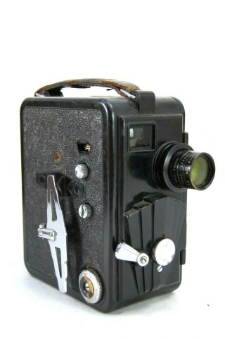 Cased Bakelite Dekko 9.  5mm Cine,  Dallmeyer 20mm F3.  5 " C Mount " Lens & Filters