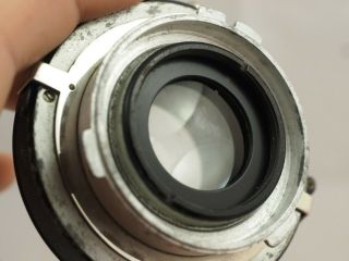 Voigtlander Braunschweig Heliar 12cm F4.  5 lens in Compur 3