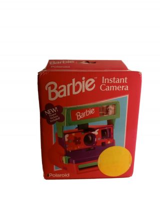 Vintage Polaroid Barbie Instant Camera 1998 Mattel Never Opened
