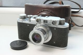 Fed 1 M39 Ussr Rangefinder Film Camera 3.  5/50mm Lens 431637