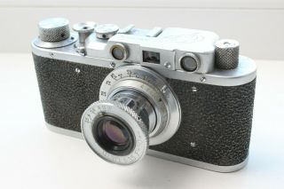 FED 1 m39 USSR rangefinder film camera 3.  5/50mm lens 431637 2