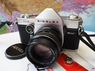 Ricoh Singlex Tls 35mm Film Camera W/ 55mm 1:2 Lens