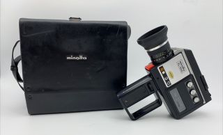Vintage Minolta Xl - 400 8 Movie Camera With Carry Case