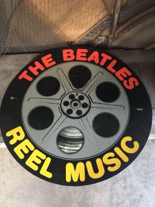 1982 Vintage,  The Beatles,  Reel Music,  In - Store Promo Poster,  24 "