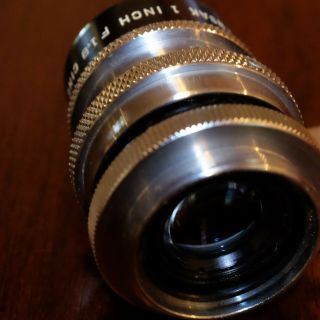 Wollensak 1 " 25mm F1.  9 Cine Velostigmat C Mount Lens Plus Extra Lens And Others