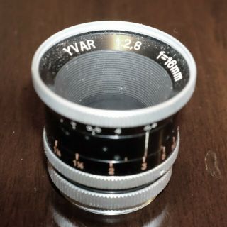 Kern - Paillard Yvar Ar 16mm F2.  8 C Mount Cine Lens Bolex