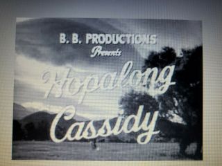 Hopalong Cassidy Television Show 16mm Film On Reel 1/22/54 " Mexico Manhunt "